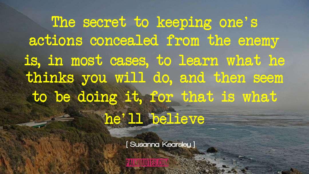 Concealed quotes by Susanna Kearsley