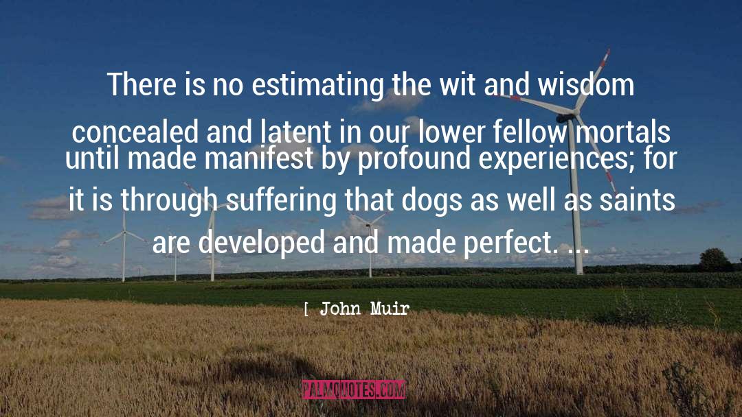 Concealed quotes by John Muir