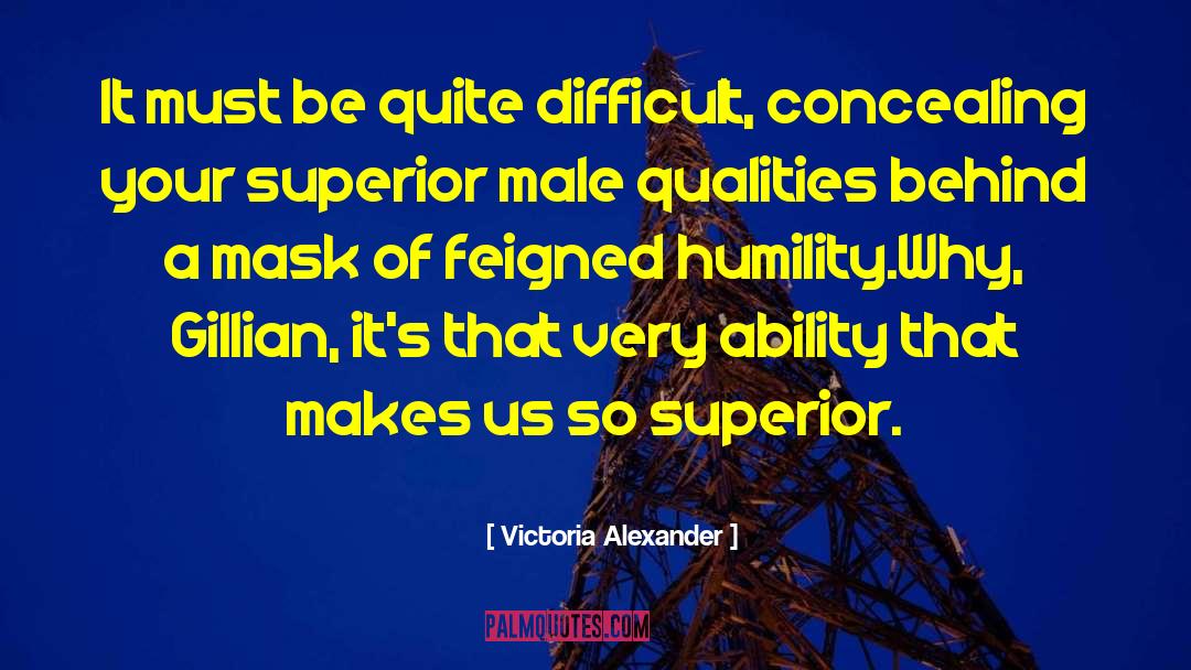 Concealing quotes by Victoria Alexander