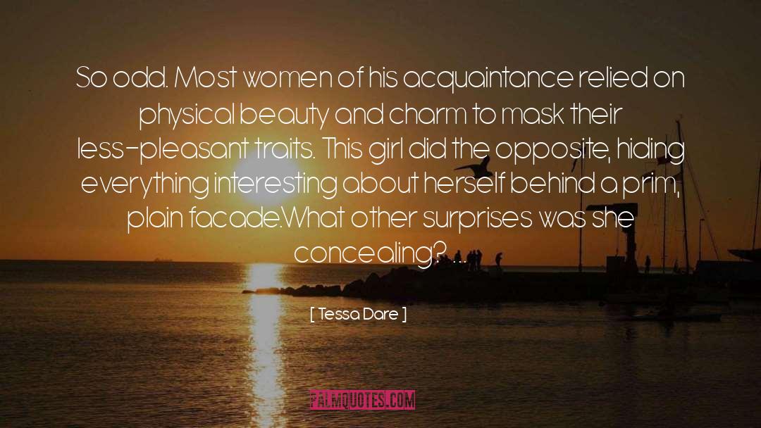 Concealing quotes by Tessa Dare