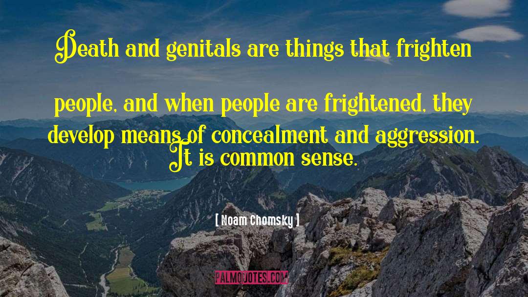 Concealment quotes by Noam Chomsky