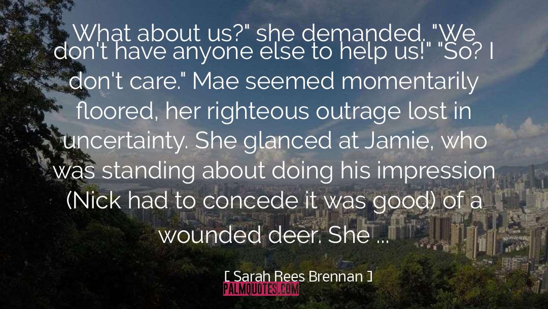 Concede quotes by Sarah Rees Brennan