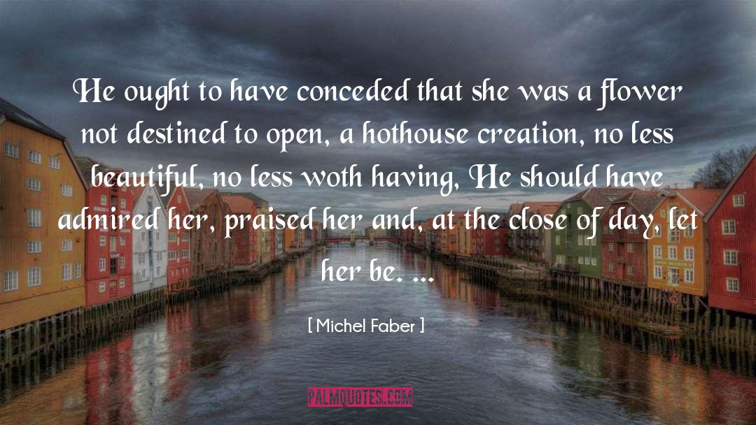 Conceded quotes by Michel Faber