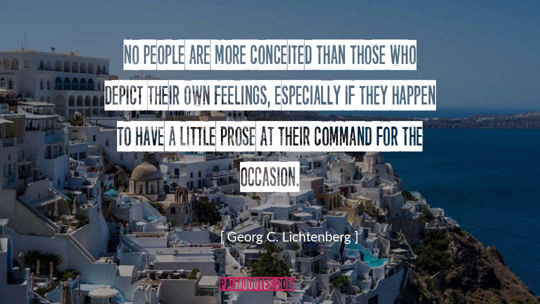 Conceited quotes by Georg C. Lichtenberg