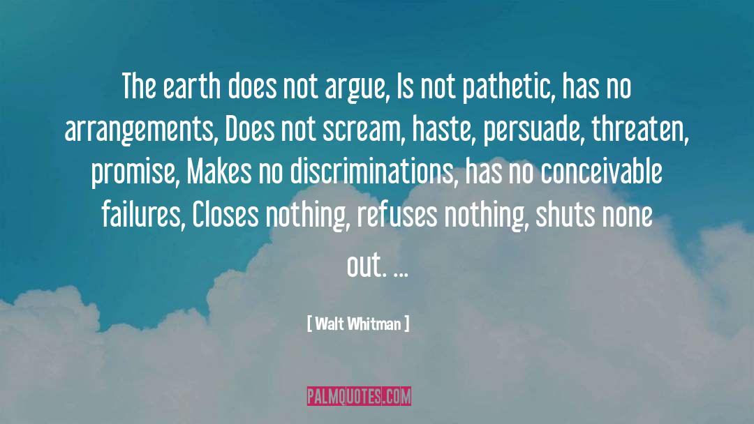 Conceivable quotes by Walt Whitman