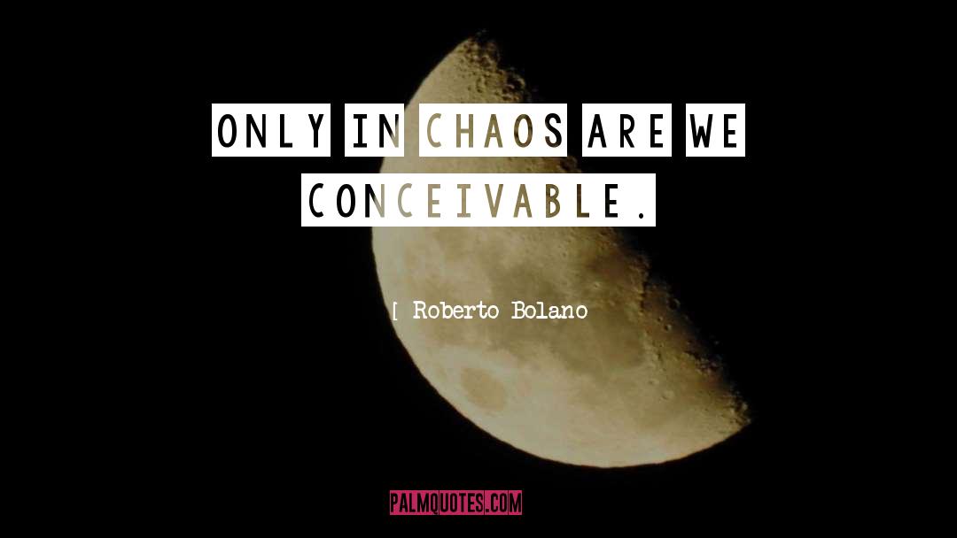 Conceivable quotes by Roberto Bolano