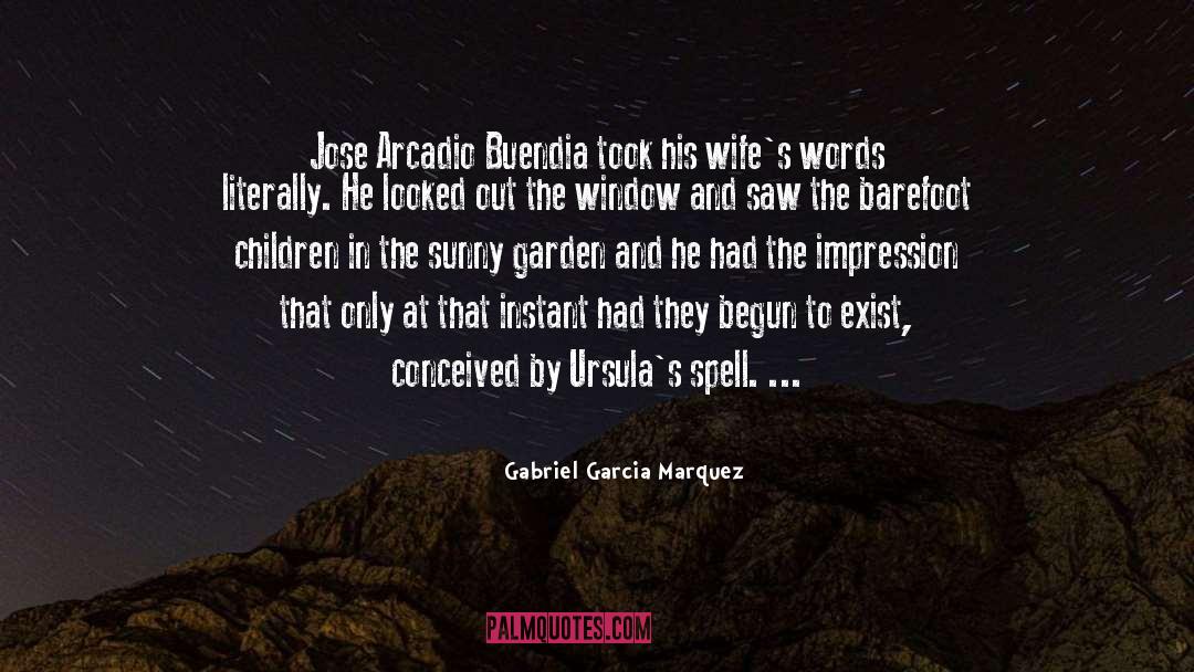 Conceived quotes by Gabriel Garcia Marquez