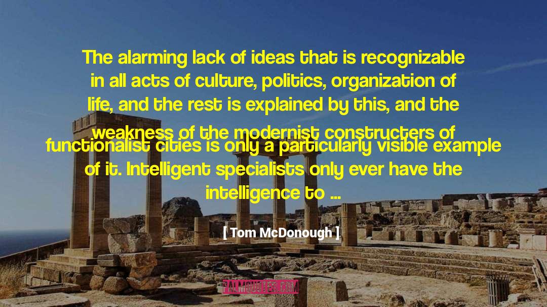Conceiving quotes by Tom McDonough