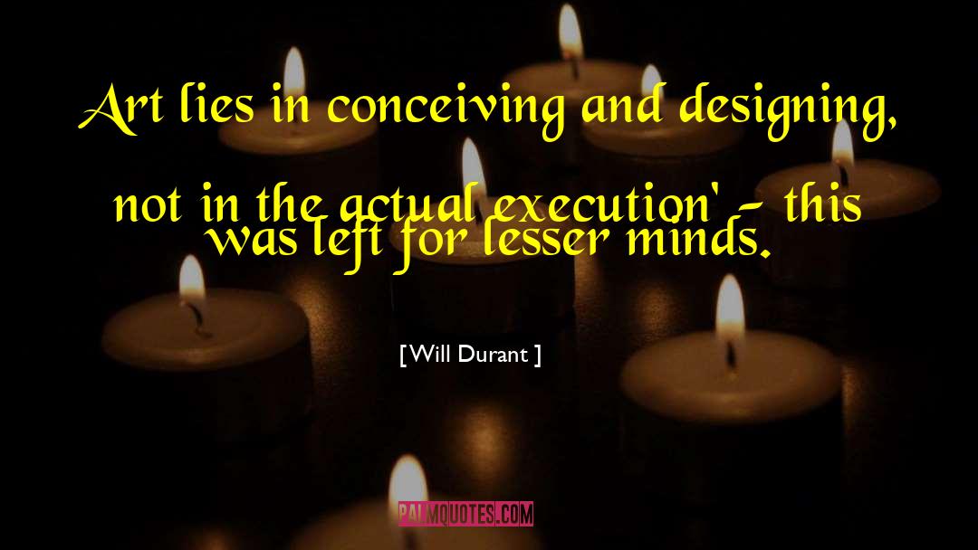 Conceiving quotes by Will Durant