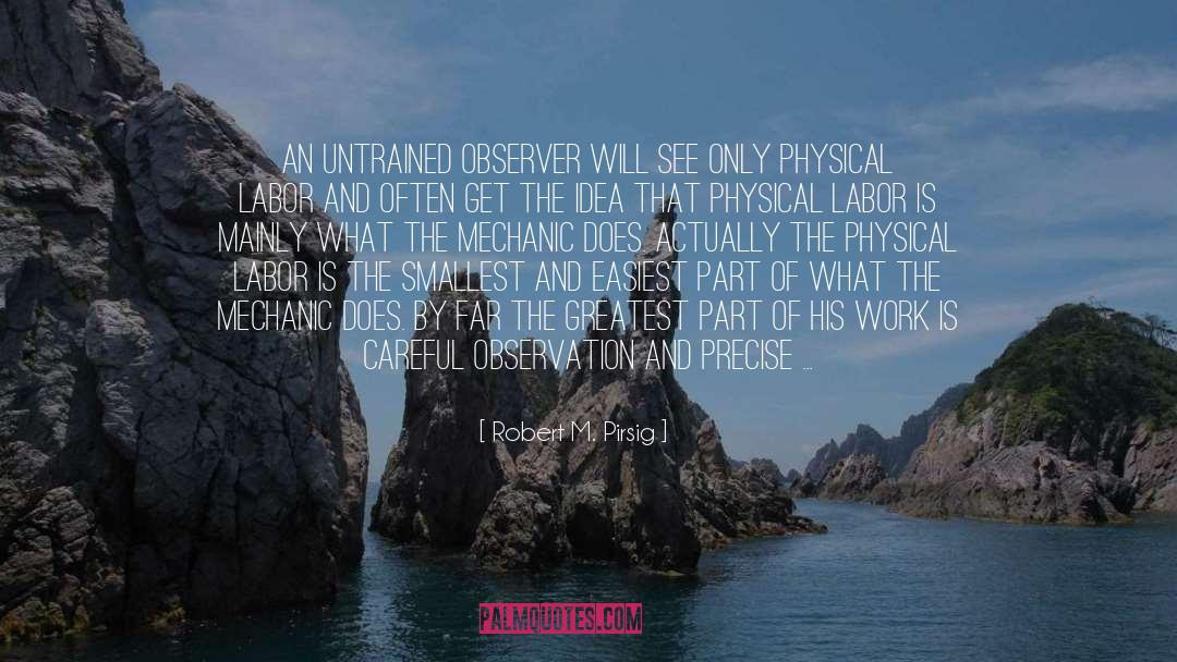 Concentrating quotes by Robert M. Pirsig