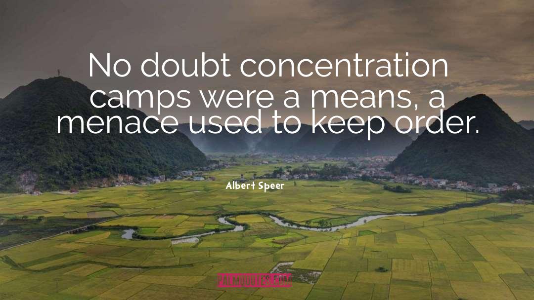 Concentration Camp quotes by Albert Speer