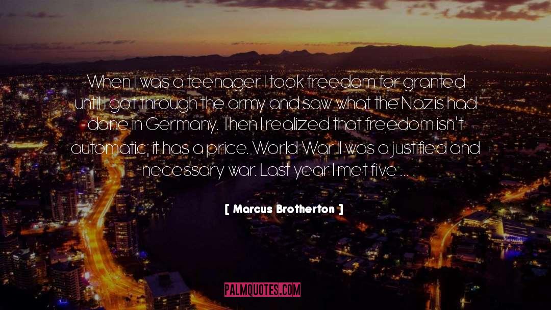 Concentration Camp Survivor quotes by Marcus Brotherton