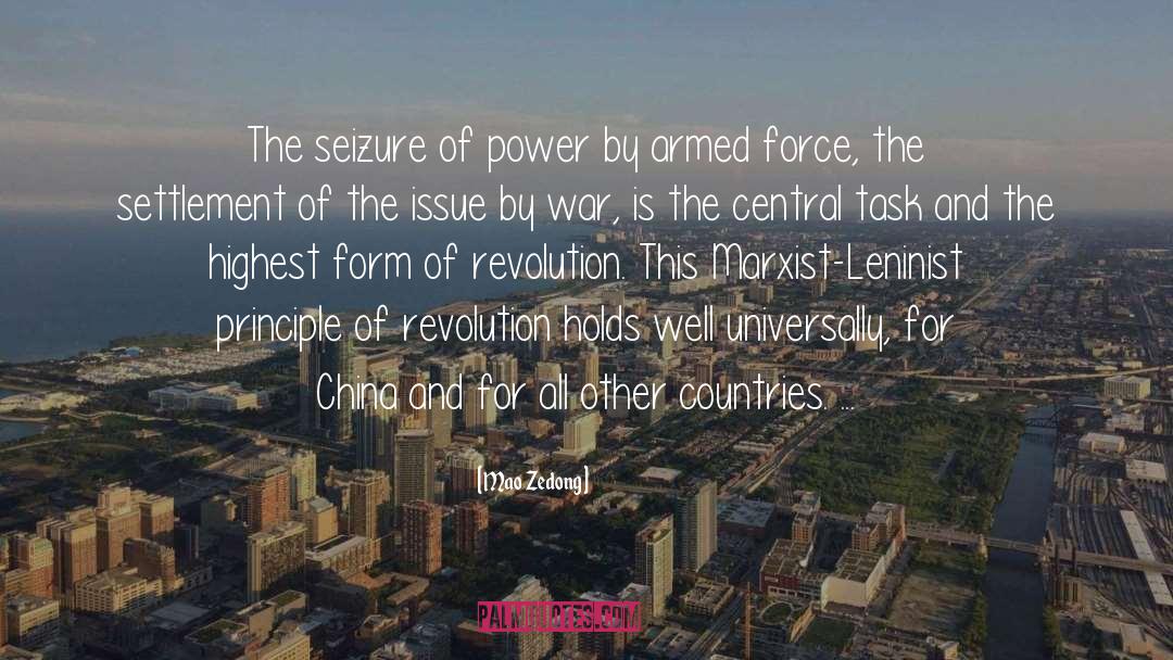 Concentration Of Power quotes by Mao Zedong