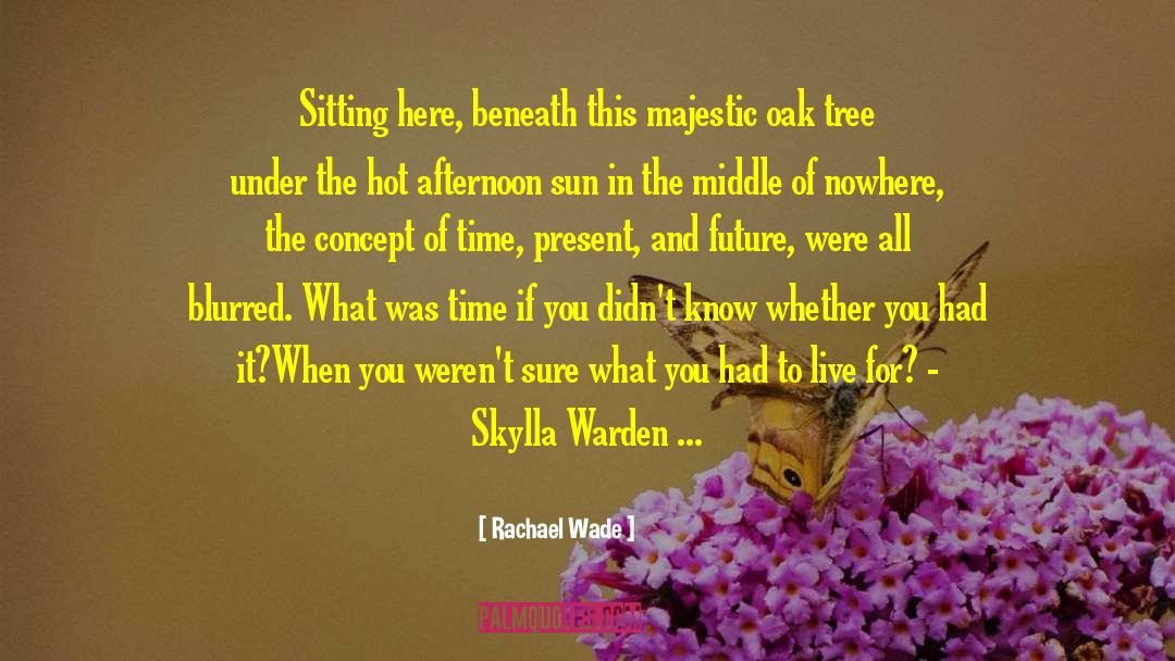 Concept Of Time quotes by Rachael Wade