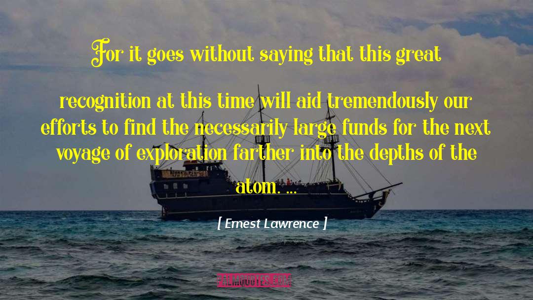 Concept Of Time quotes by Ernest Lawrence