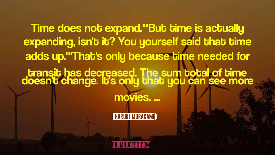 Concept Of Time quotes by Haruki Murakami