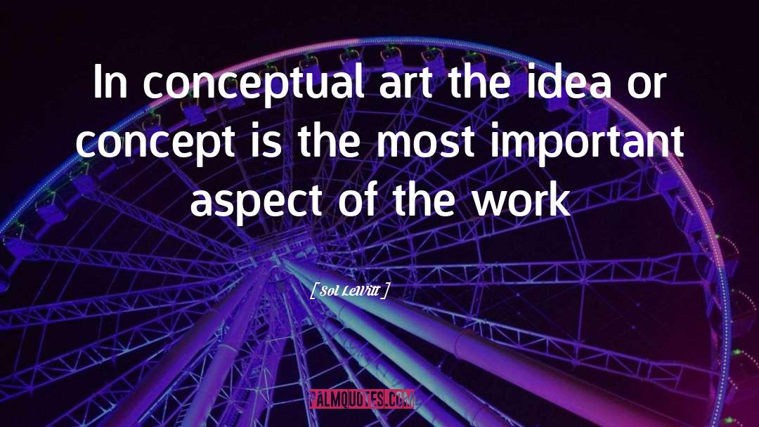 Conceptual Art quotes by Sol LeWitt