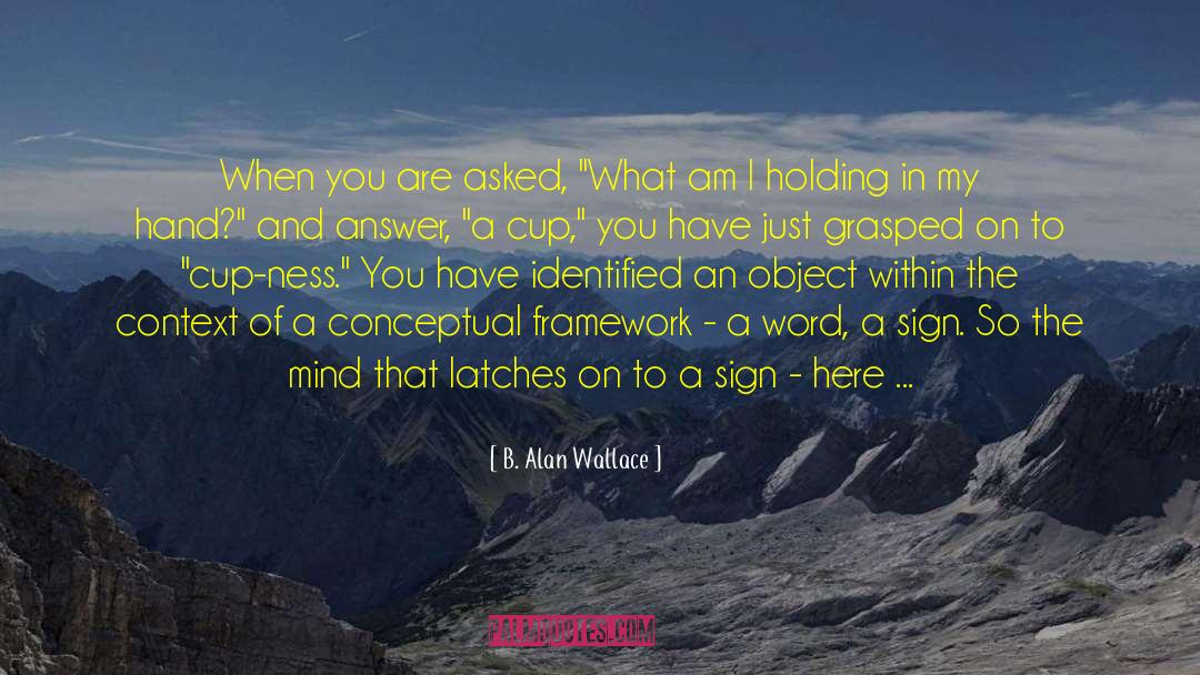 Conceptual Framework quotes by B. Alan Wallace