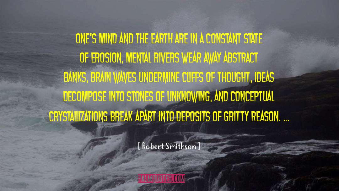 Conceptual quotes by Robert Smithson