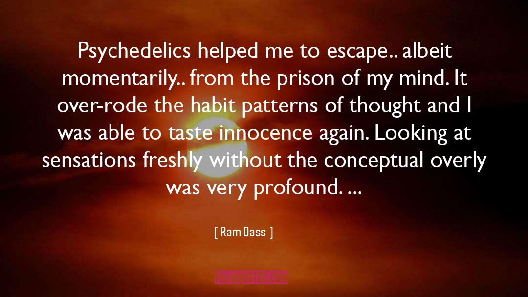 Conceptual quotes by Ram Dass