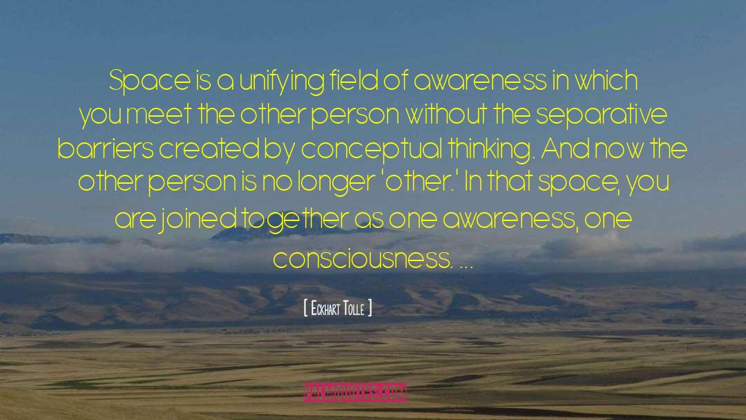 Conceptual Thinking quotes by Eckhart Tolle