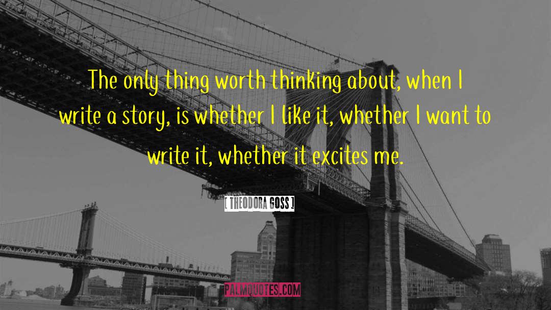 Conceptual Writing quotes by Theodora Goss