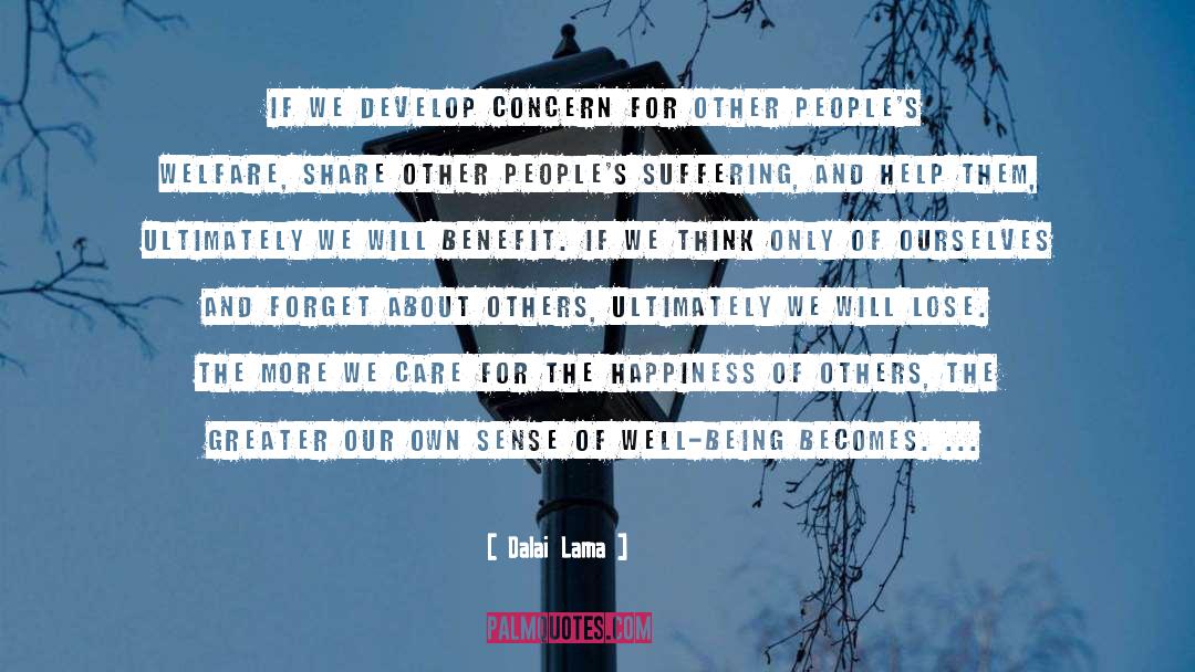 Concern For Others quotes by Dalai Lama