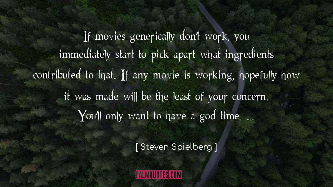 Concern quotes by Steven Spielberg