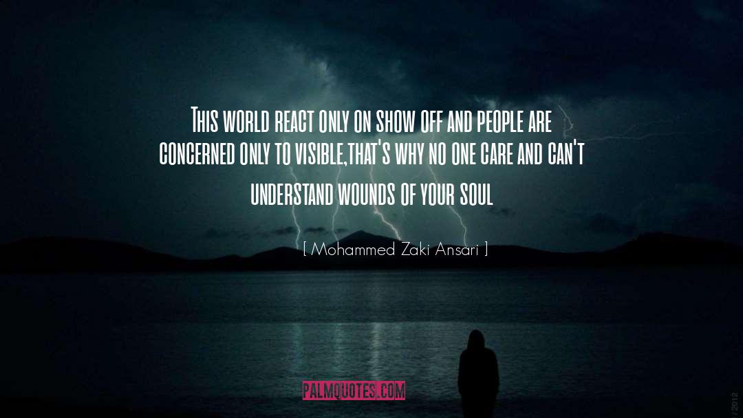 Concerned quotes by Mohammed Zaki Ansari