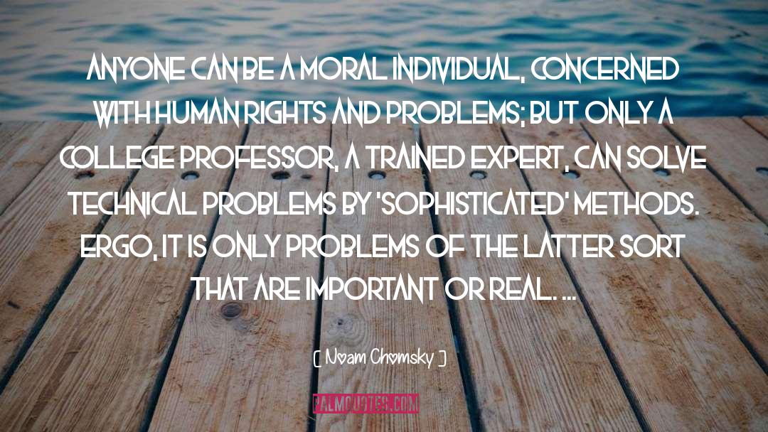 Concerned quotes by Noam Chomsky