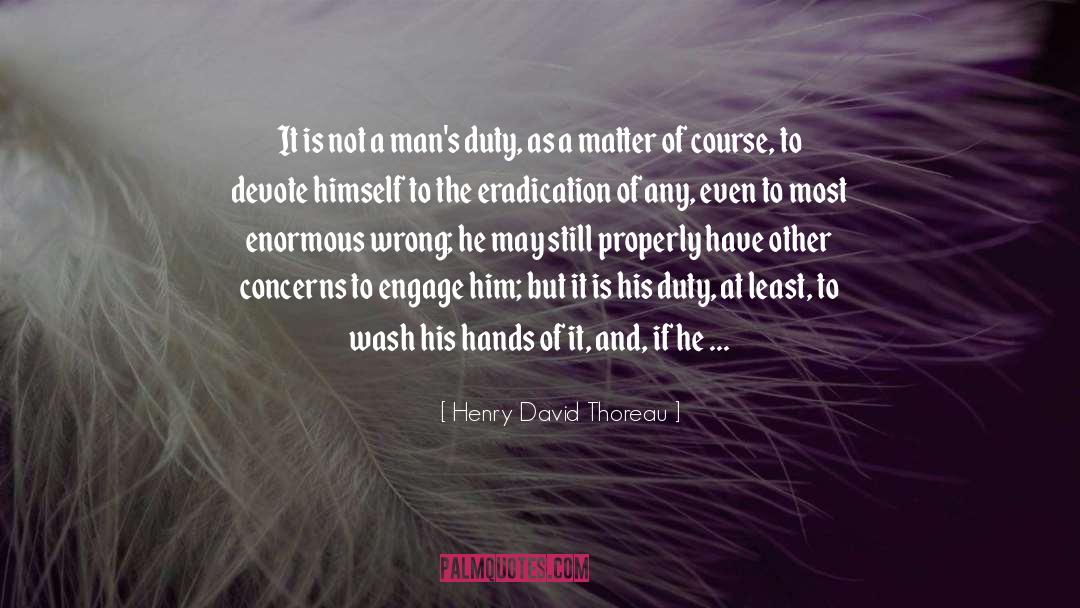 Concerns quotes by Henry David Thoreau