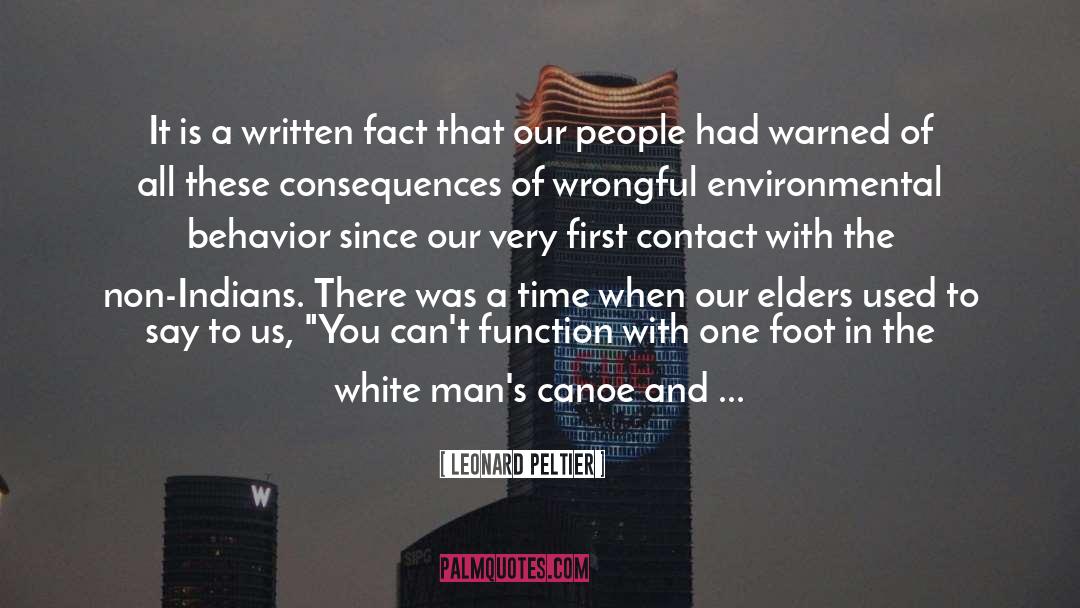 Concerns quotes by Leonard Peltier