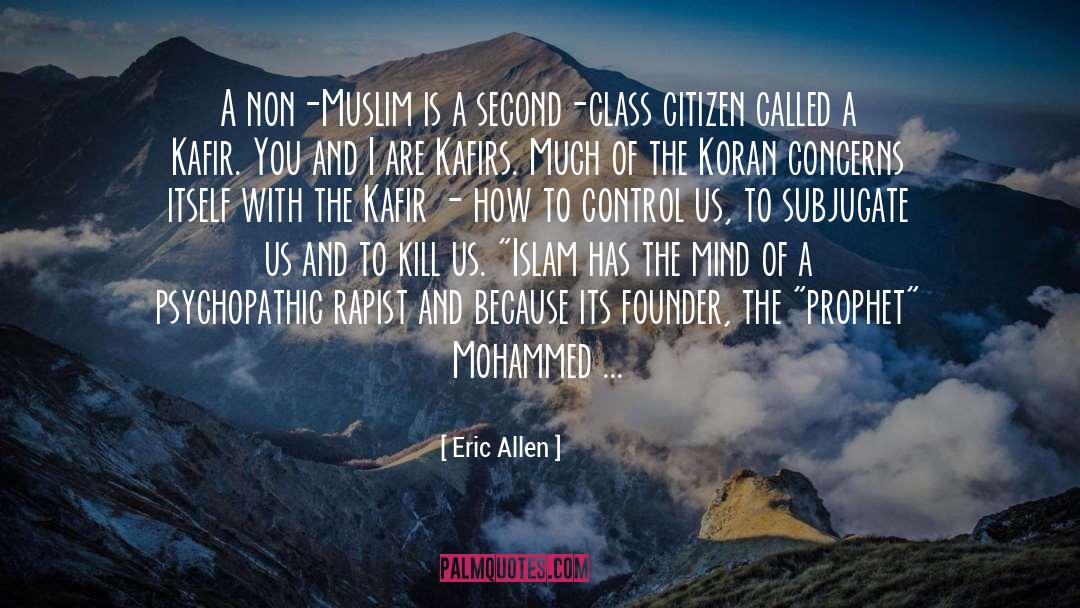 Concerns quotes by Eric Allen