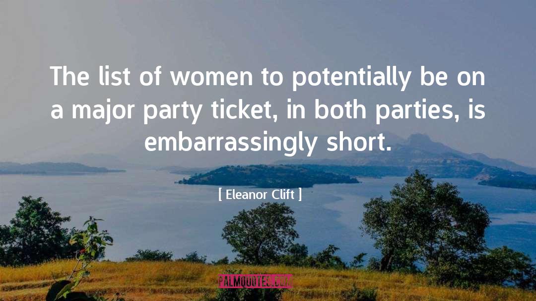 Concert Ticket quotes by Eleanor Clift