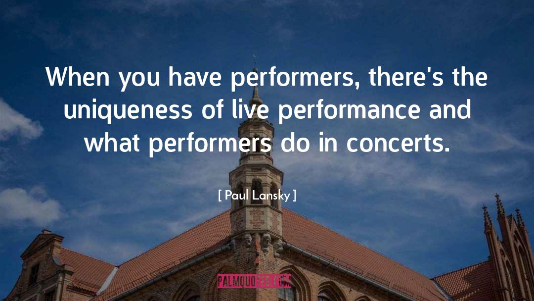 Concerts quotes by Paul Lansky