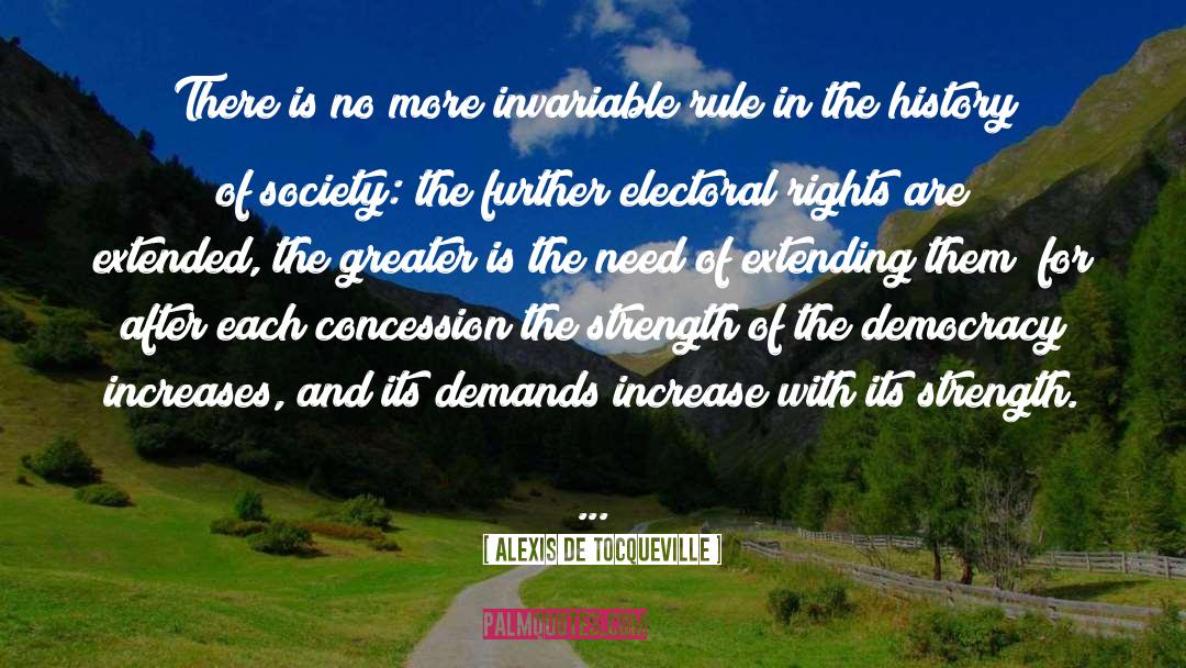 Concession quotes by Alexis De Tocqueville