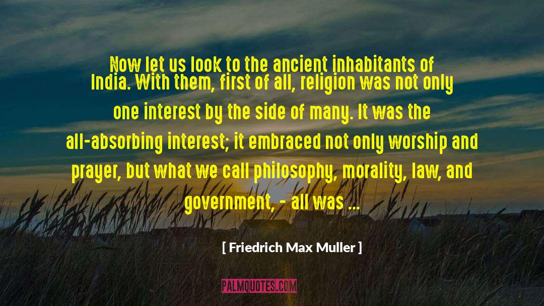 Concession quotes by Friedrich Max Muller