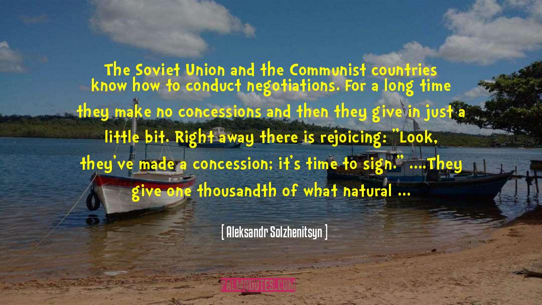 Concessions quotes by Aleksandr Solzhenitsyn