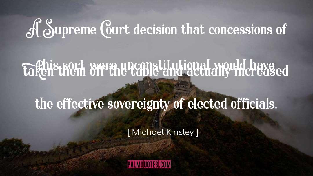 Concessions quotes by Michael Kinsley