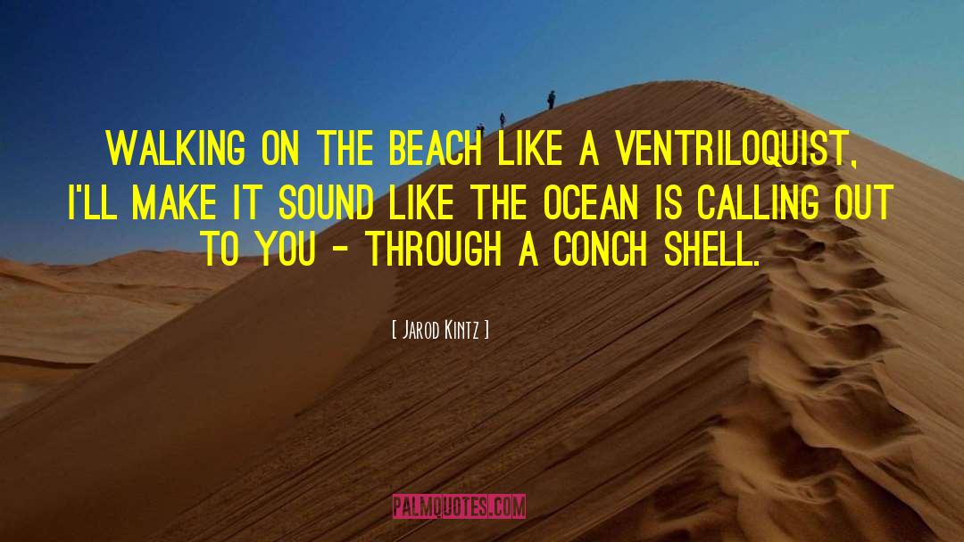 Conch quotes by Jarod Kintz