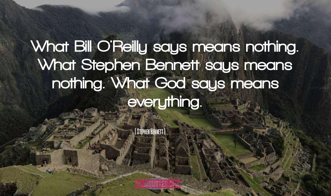 Concile Means quotes by Stephen Bennett