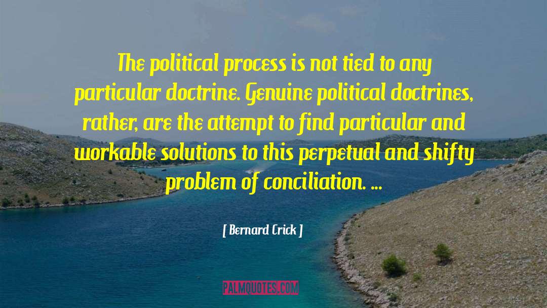 Conciliation quotes by Bernard Crick