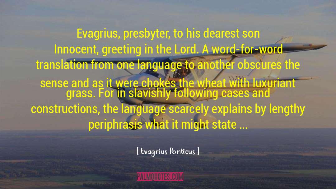 Concise quotes by Evagrius Ponticus