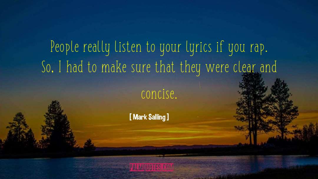 Concise quotes by Mark Salling