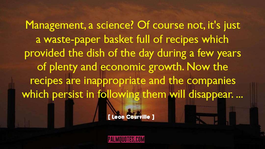 Conclusion In Science quotes by Leon Courville