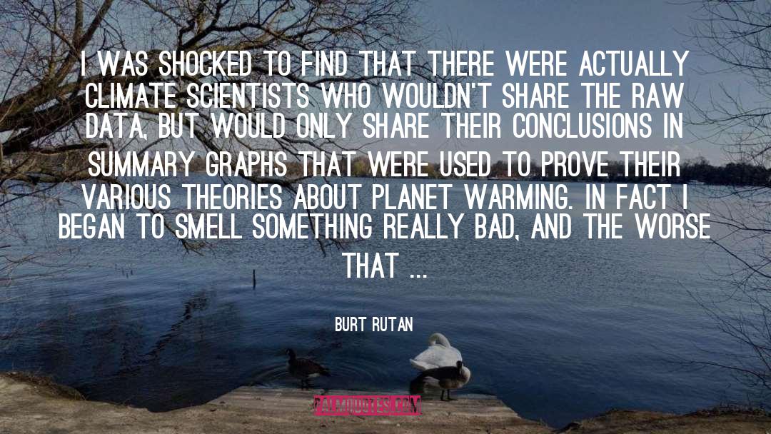 Conclusions quotes by Burt Rutan