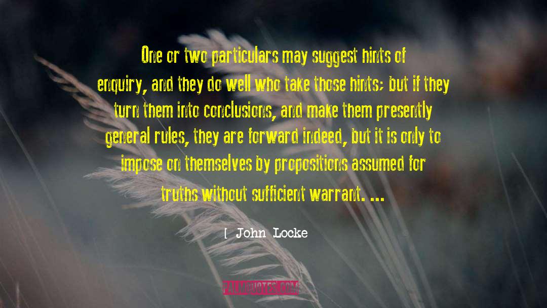 Conclusions quotes by John Locke