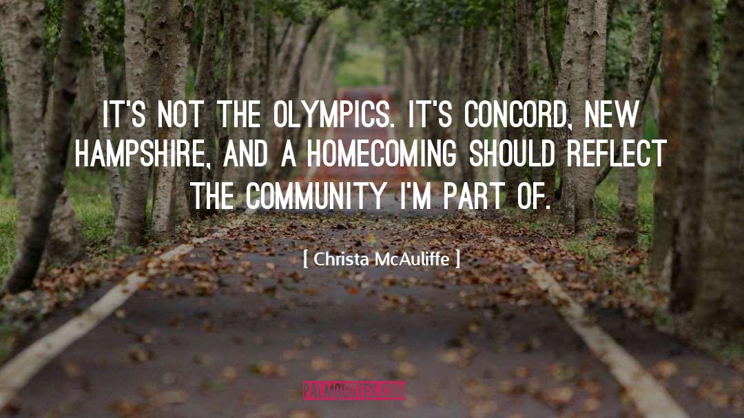 Concord quotes by Christa McAuliffe