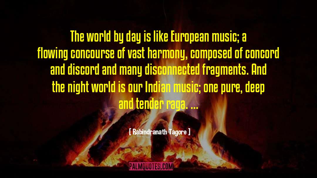 Concord quotes by Rabindranath Tagore
