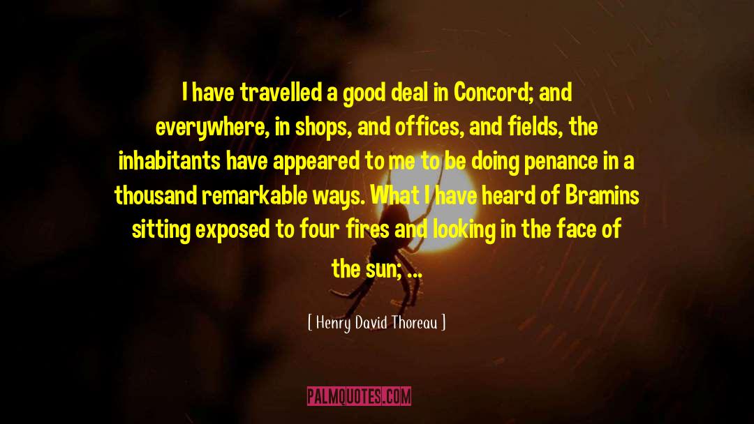 Concord quotes by Henry David Thoreau